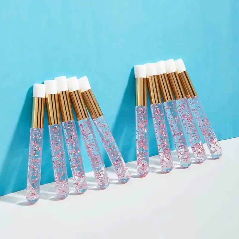 Eyelash Extension Cleaning - 10個のクリスタルまつげエクステンションクレンザーブラシ - 鼻毛穴ディープクリーニングブラシ、電池不要、プロフェッショナルクリーニングツール