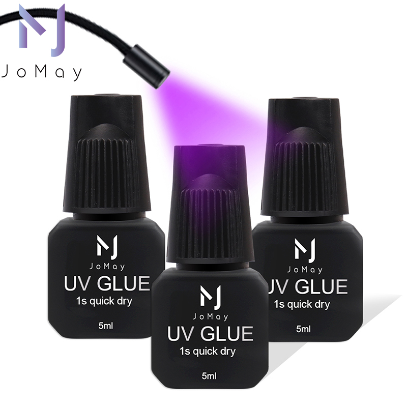 Eyelash Extension Led - JOMAY UVラッシュグルー まつげグルー LEDまつげエクステ ブラック接着剤 低刺激性まつげグルー