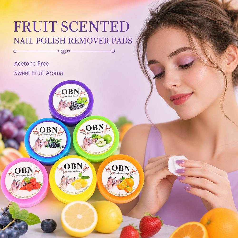 Eyelash Extension Cleaning - フラワーフレーバーネイルアートポリッシュリムーバーパッド、吸収性まつげエクステグルークリーニングワイプ（自然乾燥水用）