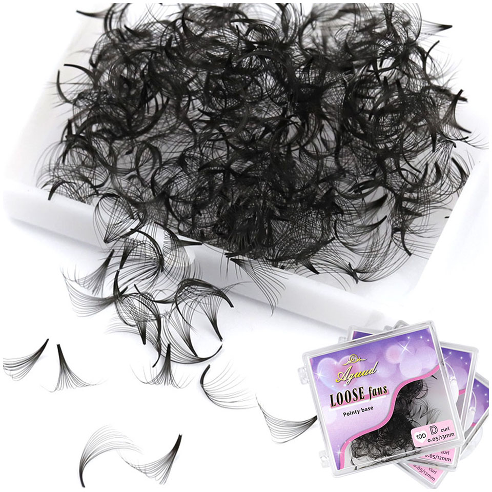 Eyelash Extension Medium - AGUUD 500 ファンルースファンまつげまつげエクステンション 5D 6D 8D