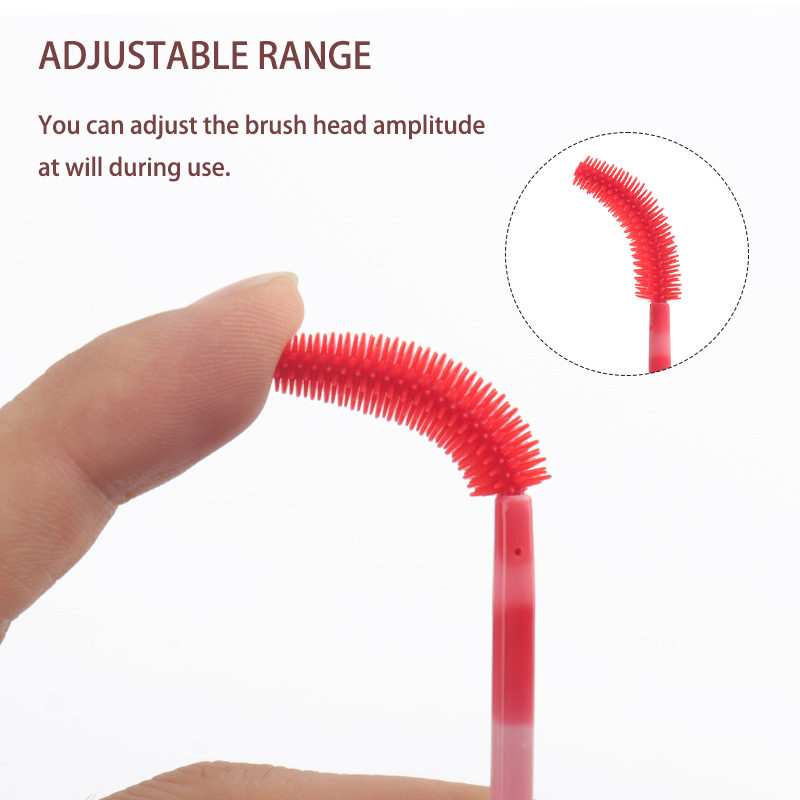 50/100 個使い捨てシリコーンまつげブラシカラーアイラッ - Eyelash Extension Options のレビューと価格