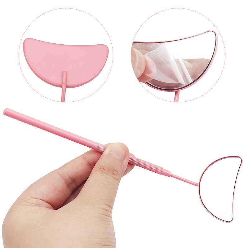 1 個まつげエクステンションミラー月型取り外し可能なステンレ - Eyelash Extension Last のレビューと価格