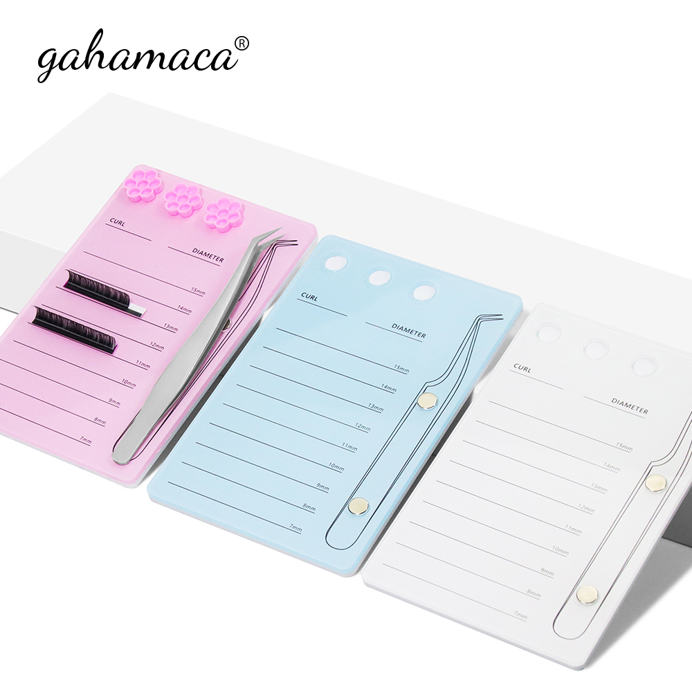 Gacaca-個々のつけまつげ用のアクリルパッド,まつげエク - Eyelash Extension Model のレビューと価格