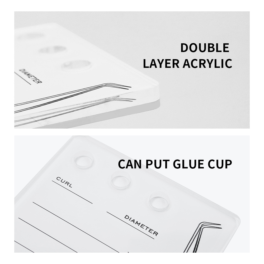 Gacaca-個々のつけまつげ用のアクリルパッド,まつげエク - Eyelash Extension Model のレビューと価格