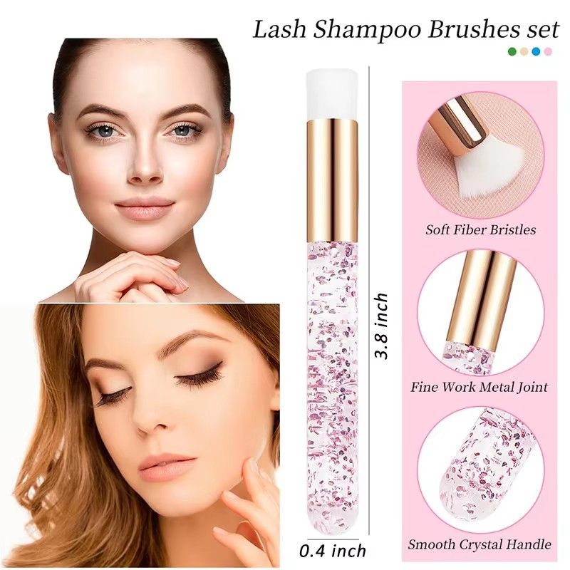 10個のクリスタルまつげエクステンションクレンザーブラシ - - Eyelash Extension Cleaning のレビューと価格