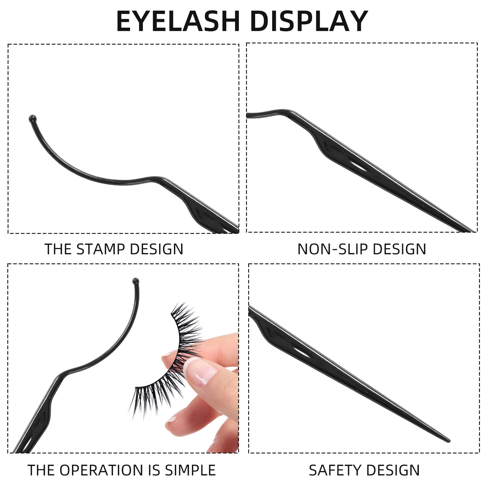 10 個つけまつげトライアル装着デバイスまつげスタイルディス - Eyelash Extension Model のレビューと価格