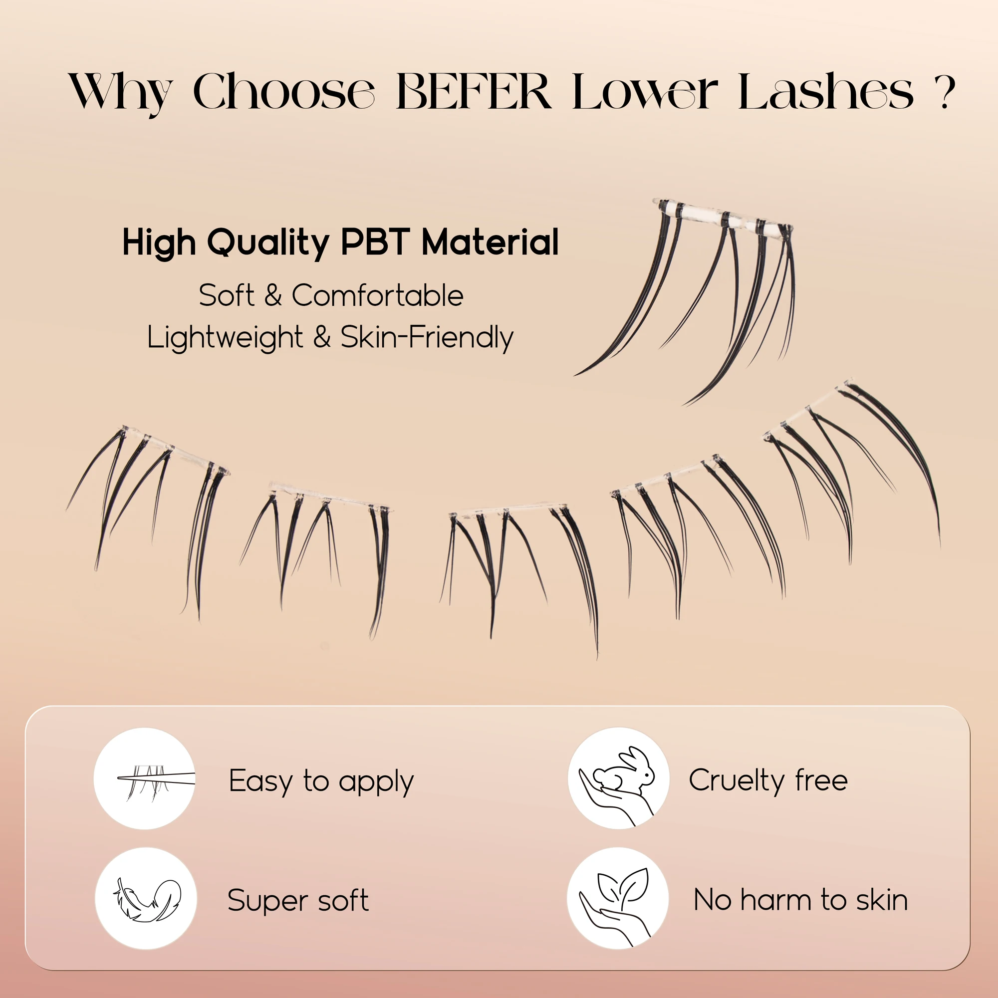 接着剤不要の下まつげ 自然な見た目 自己粘着式つけまつげ マ - Eyelash Extension Adhesive のレビューと価格