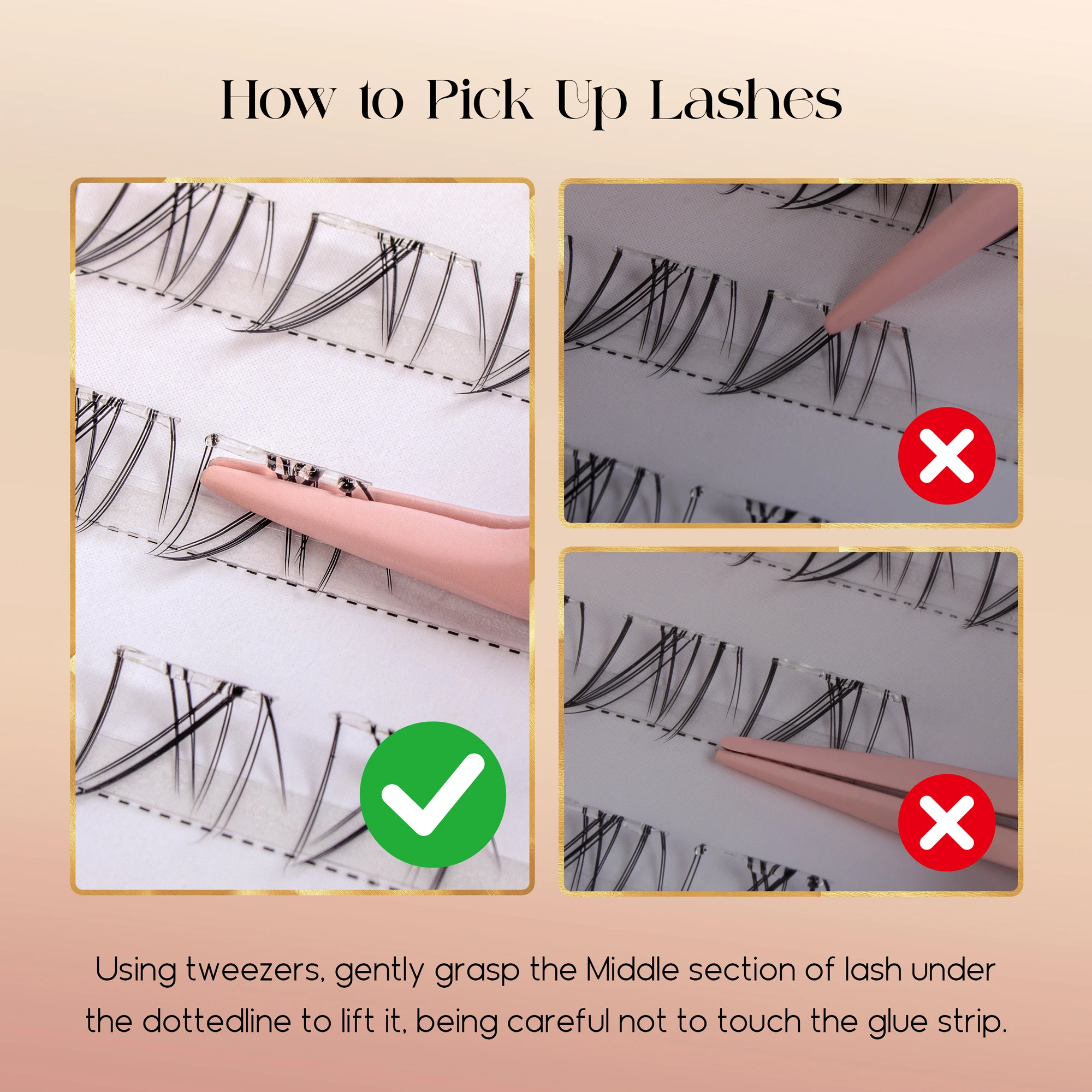 接着剤不要の下まつげ 自然な見た目 自己粘着式つけまつげ マ - Eyelash Extension Adhesive のレビューと価格