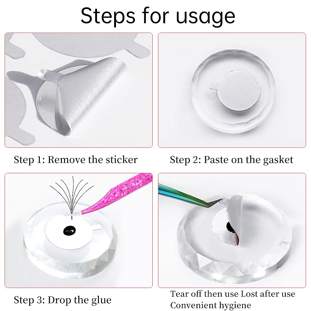 300枚入りフォイルステッカーパッド（10枚）まつげエクステ - Eyelash Extension Last のレビューと価格