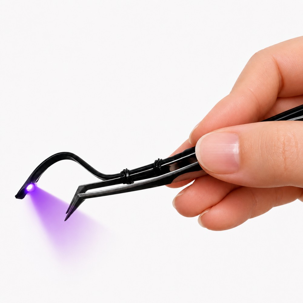 ミニUV LEDピンセットライト 1秒速硬化ライト まつげエ - Eyelash Extension Led のレビューと価格