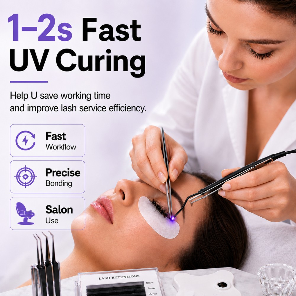 ミニUV LEDピンセットライト 1秒速硬化ライト まつげエ - Eyelash Extension Led のレビューと価格