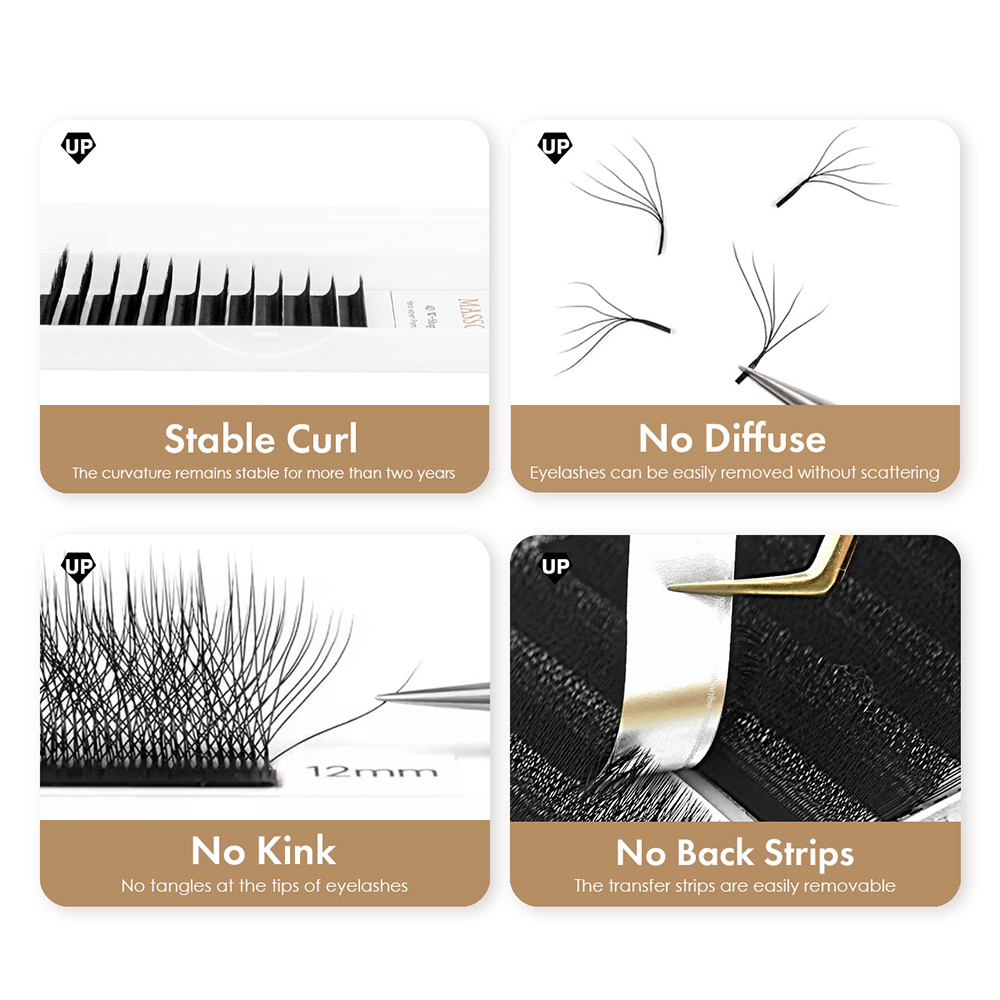 MASSCAKU L LU M カール YY/W シェイプ  - Eyelash Extension Human Hair のレビューと価格