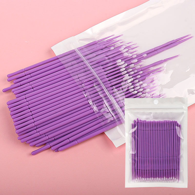 100本入り/袋 竹製まつげエクステ洗浄綿棒 ラッシュリフト - Eyelash Extension Last のレビューと価格