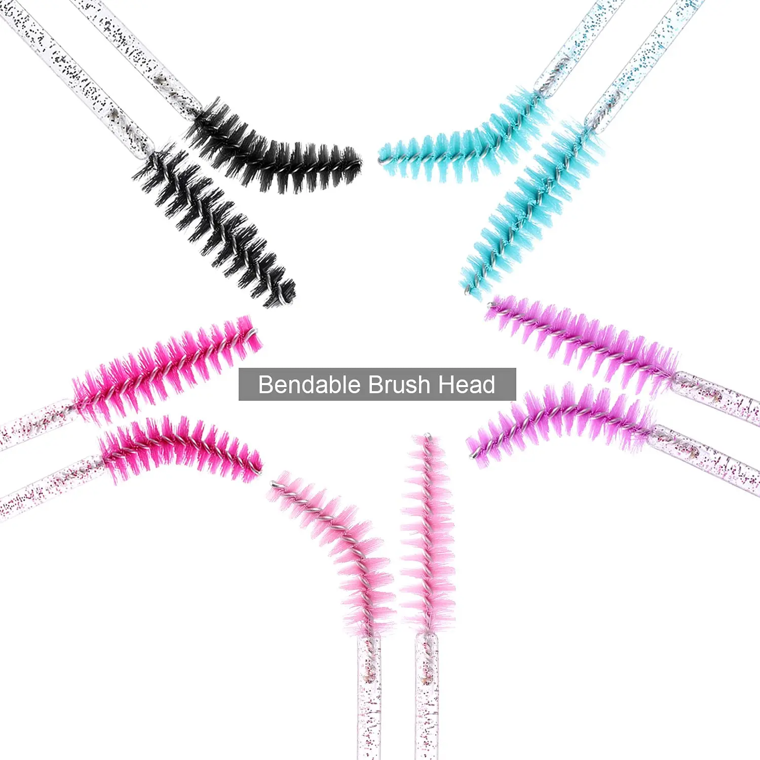100/1000/2000 個使い捨てマスカラワンドまつげブ - Eyelash Extension Options のレビューと価格