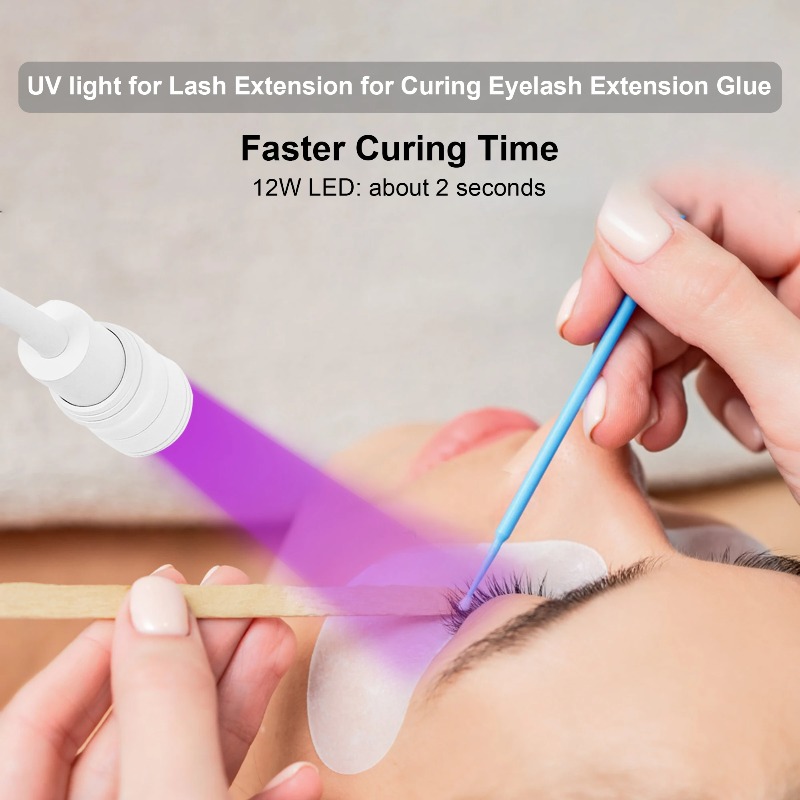 UVまつげランプ グラフトエクステンション 眉毛ジェル接着剤 - Eyelash Extension Led のレビューと価格