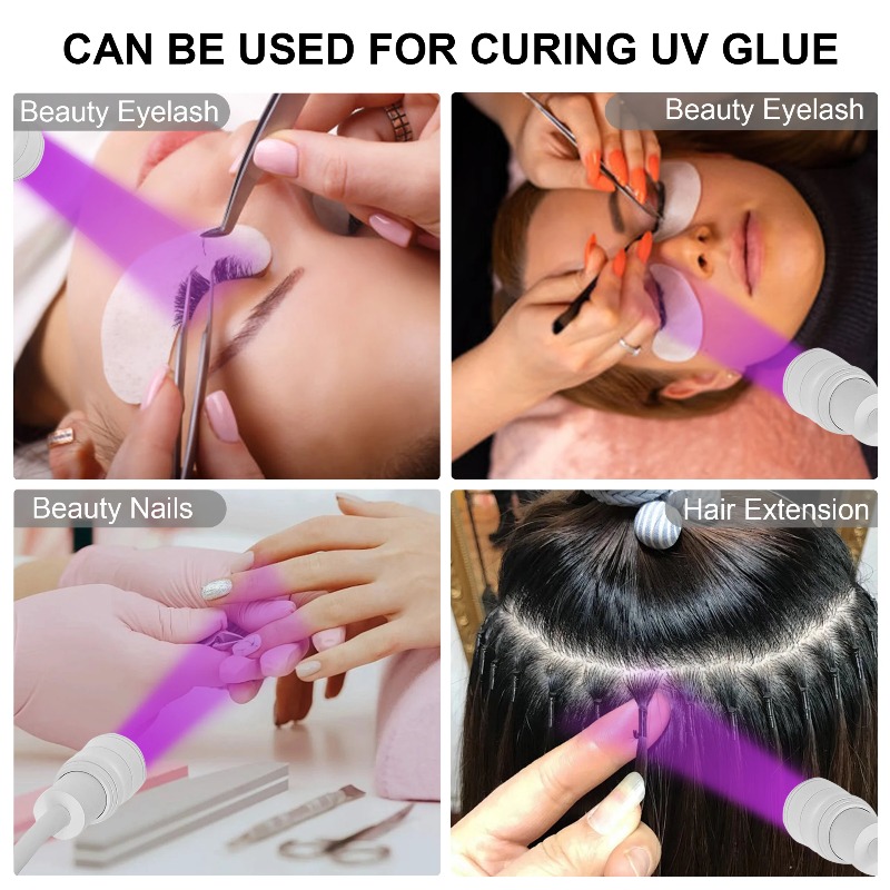 UVまつげランプ グラフトエクステンション 眉毛ジェル接着剤 - Eyelash Extension Led のレビューと価格
