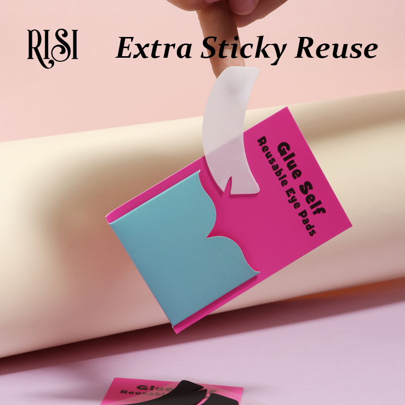 RISI 超粘着シリコーンアイパッド再利用可能なアイパッチま - Eyelash Extension Adhesive のレビューと価格