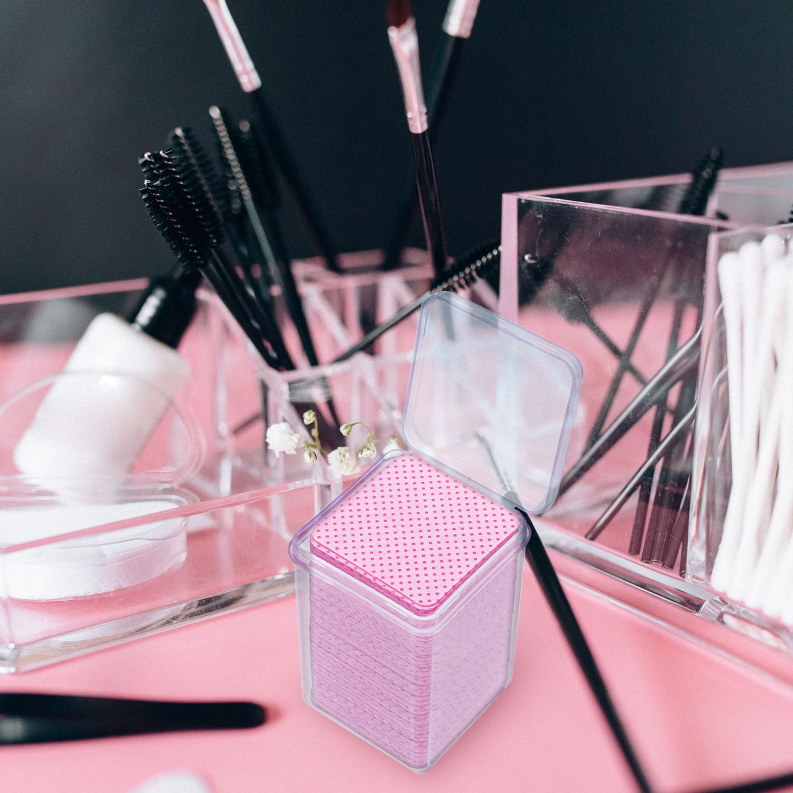 600枚入りクリーニングコットンワイプ まつげエクステ除去ツ - Eyelash Extension Cleaning のレビューと価格