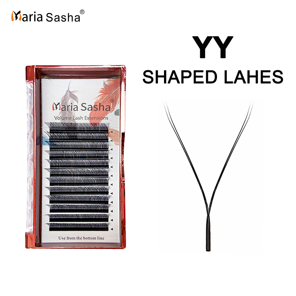 マリア YY 形まつげクラスター美容 0.07 Y ワイヤー - Eyelash Extension Human Hair のレビューと価格