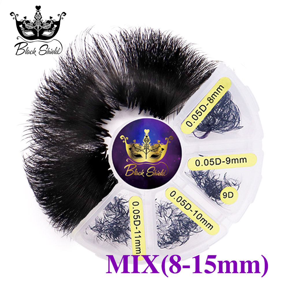 1000 ファン ルースファン 混合長さ とがったベース 既 - Eyelash Extension Medium のレビューと価格