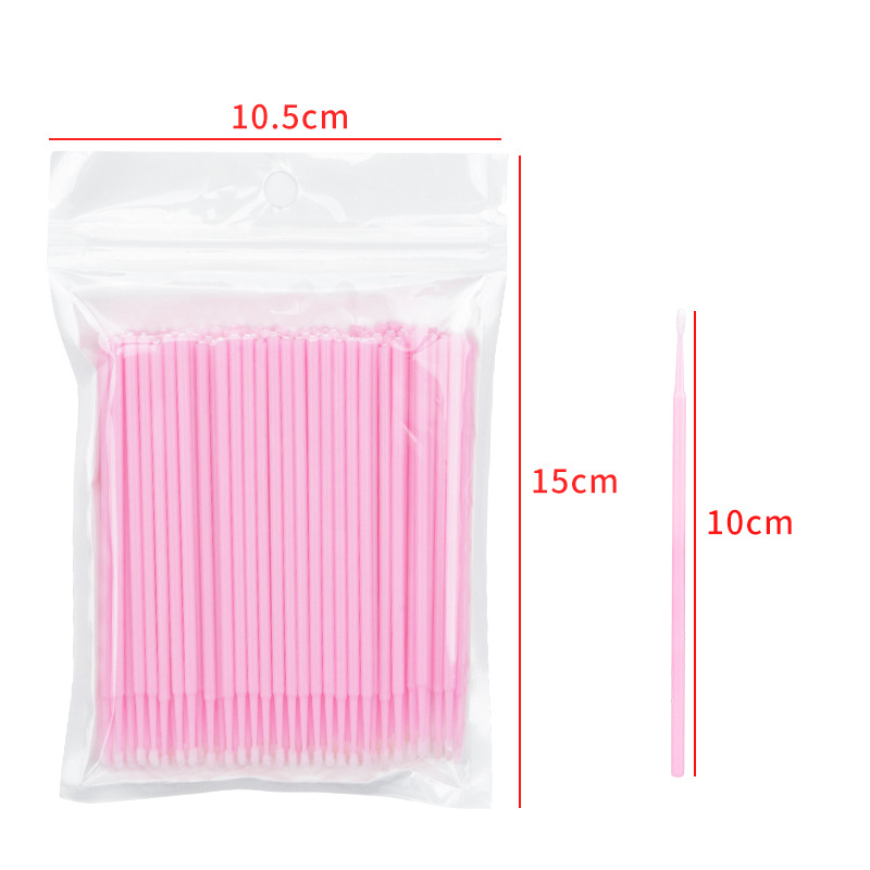 500/1000 個マイクロブラシまつげブラシクリスタル綿棒 - Eyelash Extension Options のレビューと価格