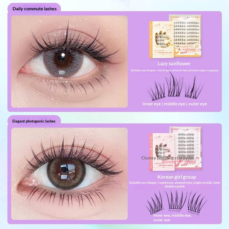 7列の自己粘着式まつげ接着剤不要のつけまつげエクステ再利用可 - Eyelash Extension Adhesive のレビューと価格