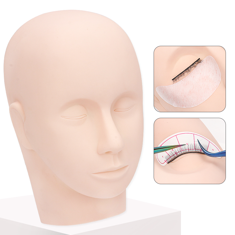 まつげエクステンション練習用ヘッド 1個 まつげリフト メイ - Eyelash Extension Model のレビューと価格