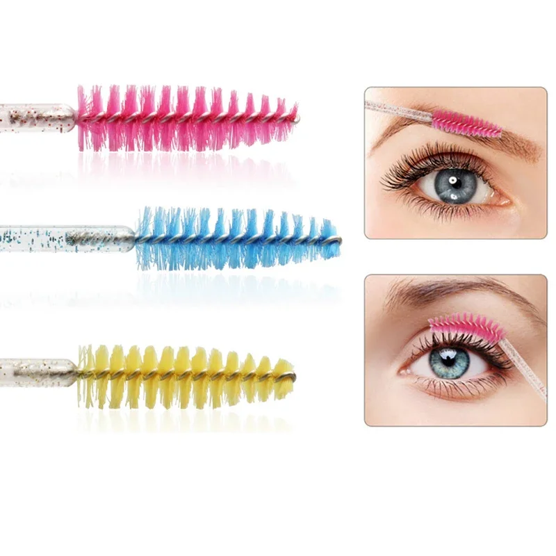 卸売 100 個マスカラ Spoolies 使い捨てまつげ  - Eyelash Extension Options のレビューと価格
