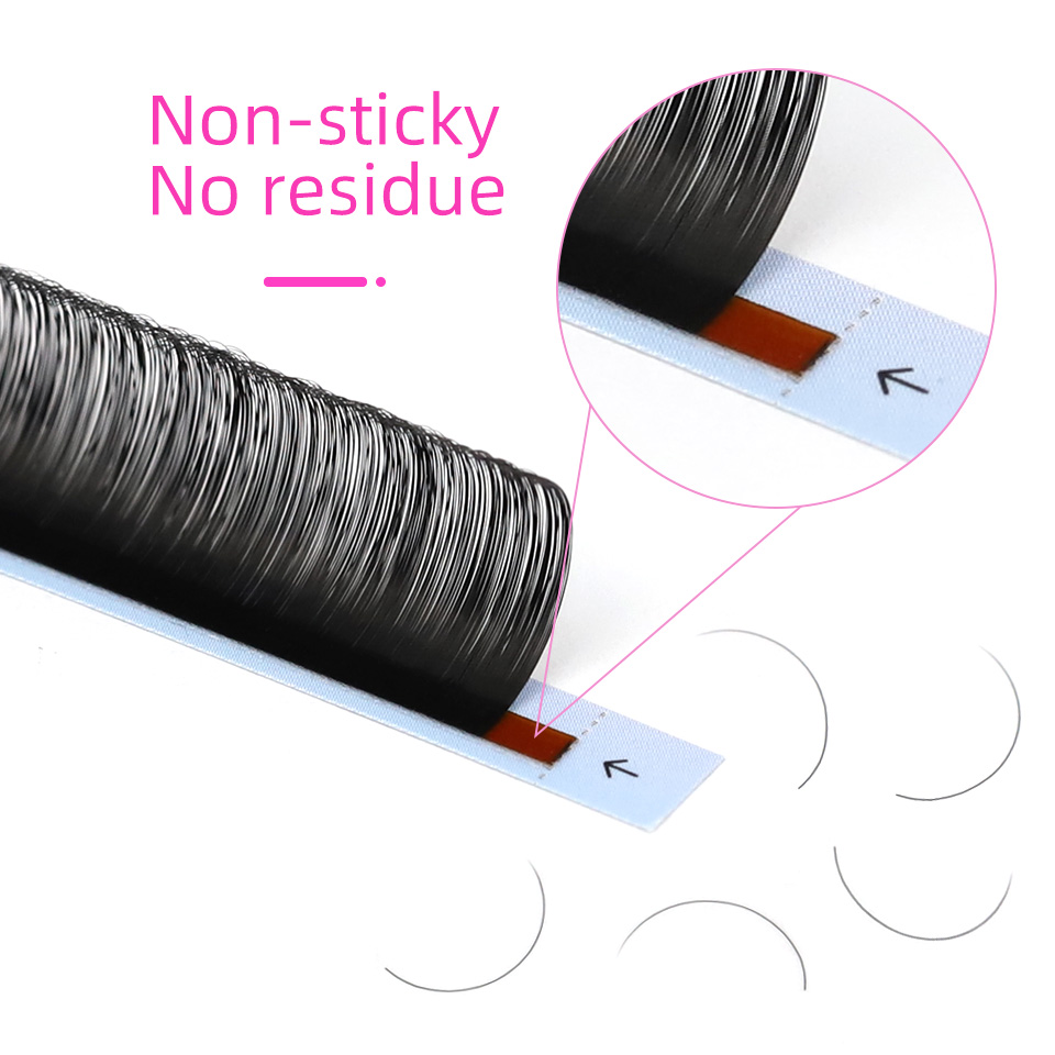 Rujade-ロシアのボリュームまつげエクステ,5ケース/バ - Eyelash Extension Human Hair のレビューと価格