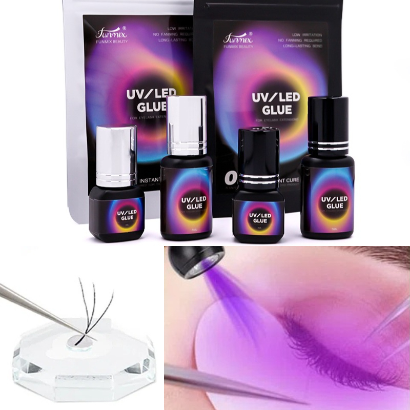 1 個 UV LED ラッシュグルー 0.5S 速乾性イルミ - Eyelash Extension Led のレビューと価格