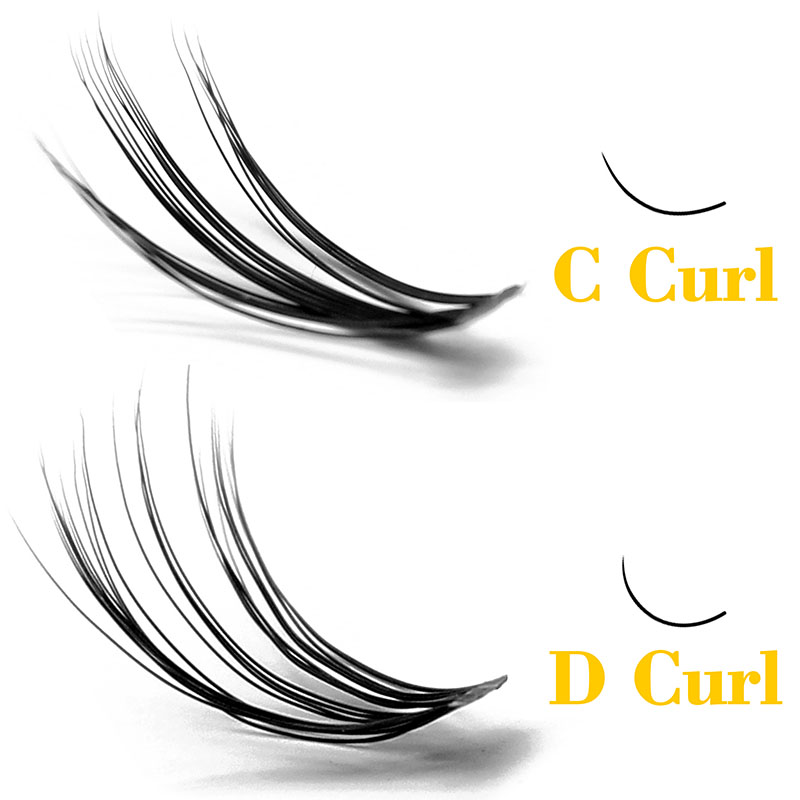 Kimcci 60 バンドルミンクまつげエクステンションナチ - Eyelash Extension Human Hair のレビューと価格