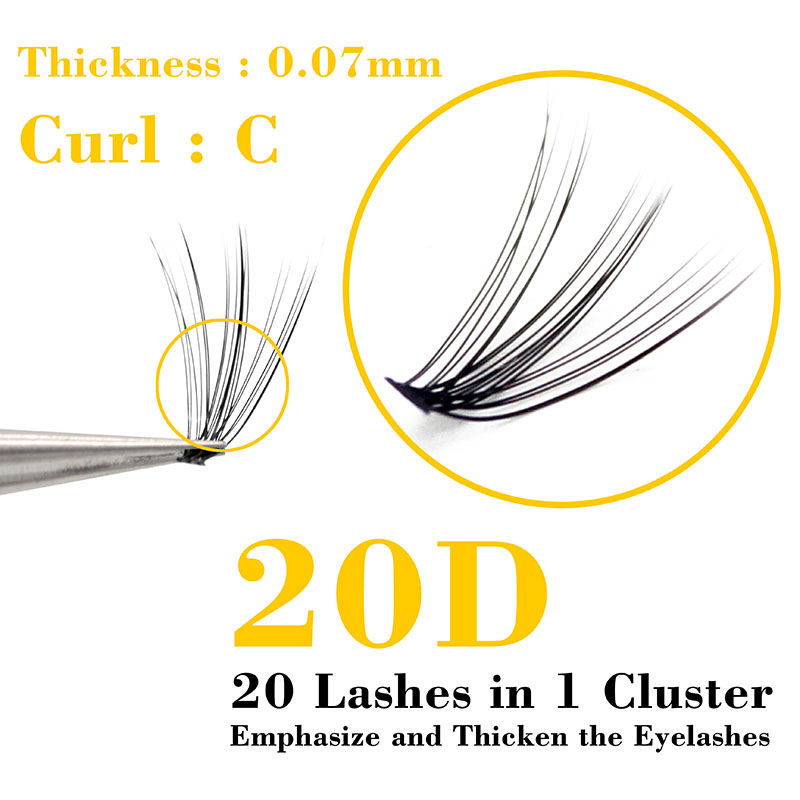 Kimcci 60 バンドルミンクまつげエクステンションナチ - Eyelash Extension Human Hair のレビューと価格
