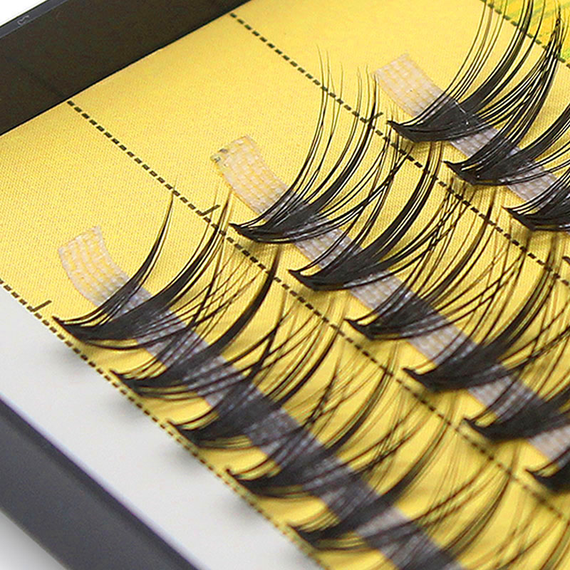 Kimcci 60 バンドルミンクまつげエクステンションナチ - Eyelash Extension Human Hair のレビューと価格